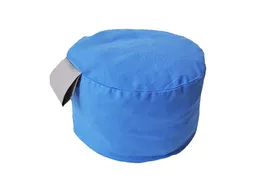 dekdek Pouff Dotti sechs - blau/grau Ø 30 cm, Höhe 17 cm – Produktbild 1 von 1
