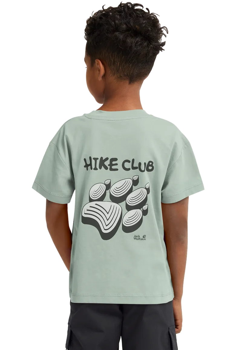 Jack Wolfskin Jack Wolfskin Print T K T-Shirt aus Bio-Baumwolle Kinder 140 grün, Hike green zinnia, – Produktbild 2 von 2