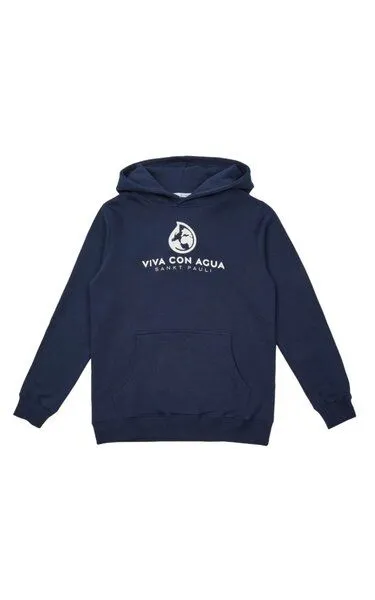 VIVA CON AGUA VIVA CON AGUA Kinder Hoodie LAUT Dunkelblau – Produktbild 1 von 2