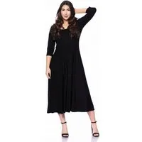 Ingoria Ingoria AMANDA zeitloses Wendekleid in Midi Länge, Schwarz, – Produktbild 1 von 1