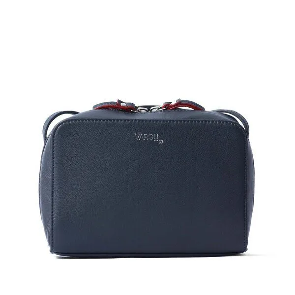 Vargu Vargu Leder-Umhängetasche Loreen 1, Navy, – Produktbild 1 von 4