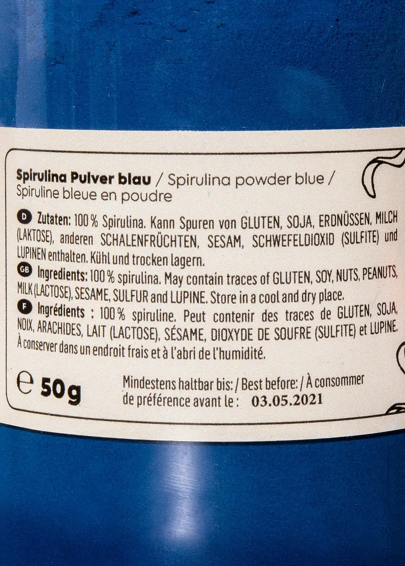 KoRo Blaues Spirulina Pulver 50 g – Produktbild 3 von 5