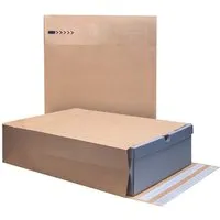 Bong Bong 250 Versandtaschen 'e-Green' 353x250x80 mm, DHL Kleinpaket, 2xHK, braun 100 g/m² – Produktbild 1 von 1