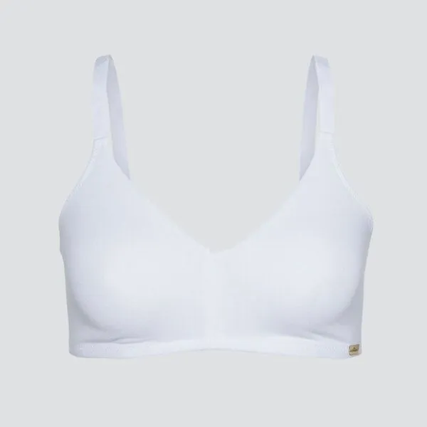 comazo|earth comazo|earth Fairtrade Basic BH ohne Bügel | GOTS zertifziert, Weiss, – Produktbild 3 von 4