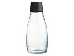 retap retap Trinkflasche 0,3 l aus Glas black – Produktbild 1 von 1
