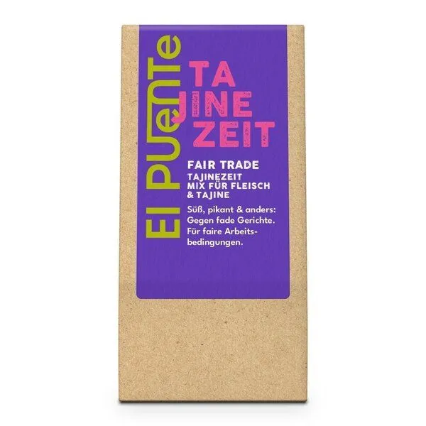 El Puente El Puente Tajinezeit Orientalische Gewürzzubereitung | Fair Trade | Vegan | Glutenfrei, Mehrfarbig, – Produktbild 1 von 2