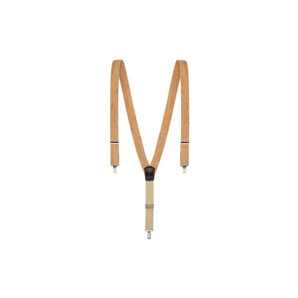 Kork-Deko Kork-Deko Y-Hosenträger aus Kork - Beige – Produktbild 1 von 6