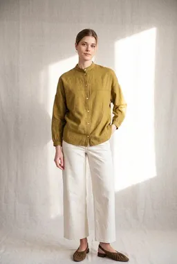 Jyoti - Fair Works Jyoti - Fair Works Baumwoll Bluse Hawali – Produktbild 1 von 1