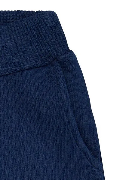 loud + proud loud + proud Babys & Kinder Weiche Sweathose, GOTS-zertifiziert, Ultramarine(blau), – Produktbild 3 von 4