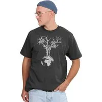 Life-Tree Life-Tree Organic Fairwear Heavy Shirt Men Weltenbaum, Grau, – Produktbild 2 von 5