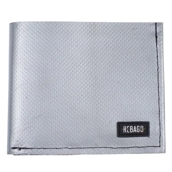 Rebago Rebago Portemonnaie Wallet Tarp Man, Silbern-gelb, – Produktbild 1 von 3