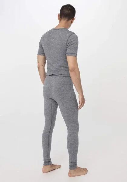 hessnatur hessnatur Funktions-Leggings mit Bio-Merinowolle und Seide, Anthrazit, – Produktbild 3 von 3