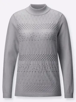 Witt Stehkragenpullover steingrau – Produktbild 1 von 1