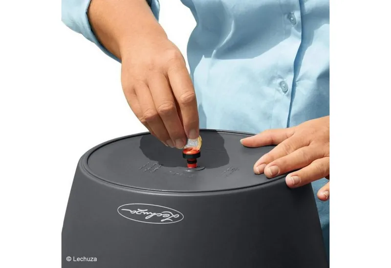 Lechuza® Lechuza® Pflanzkübel Blumentopf Classico Color 18 weiß (Komplettset), Weiß, – Produktbild 6 von 6