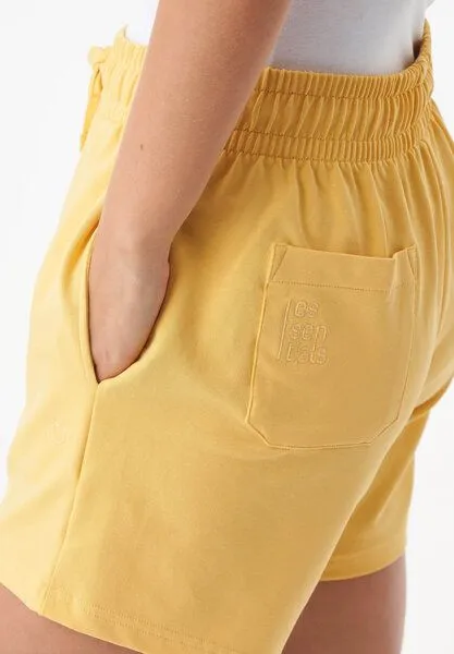 ORGANICATION ORGANICATION SABBRINA | Leichte Sweatshorts aus Bio-Baumwolle, Saffron, – Produktbild 4 von 4