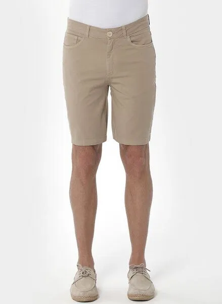 ORGANICATION ORGANICATION Five-Pocket-Shorts aus Bio-Baumwolle, Natur(beige), – Produktbild 1 von 3