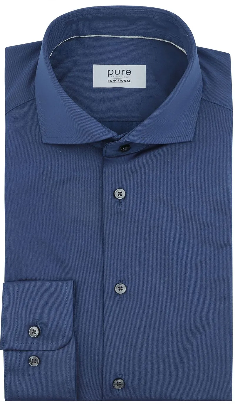 Pure Pure Shirt Dunkelblau - Größe 40 (M), Dunkelblau, – Produktbild 1 von 4