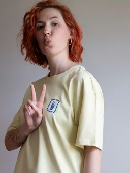 Ecostories Ecostories Damen T-Shirt – Zitronen Frieden – Produktbild 1 von 1