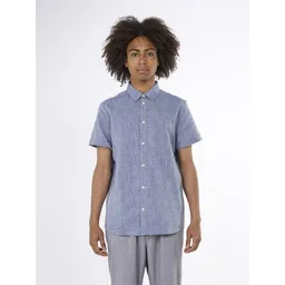 KnowledgeCotton Apparel KnowledgeCotton Apparel Larch Shortsleeve Linen Shirt GOTS – Produktbild 1 von 1
