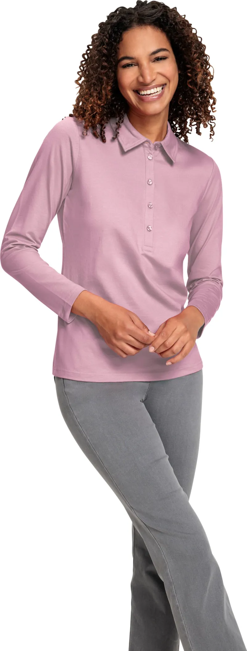 Witt Poloshirt rosé, Rosé, – Produktbild 2 von 2