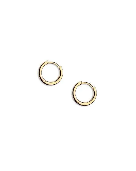 lille mus lille mus Creolen 'Flap' 925 Silber, Gold, – Produktbild 3 von 3