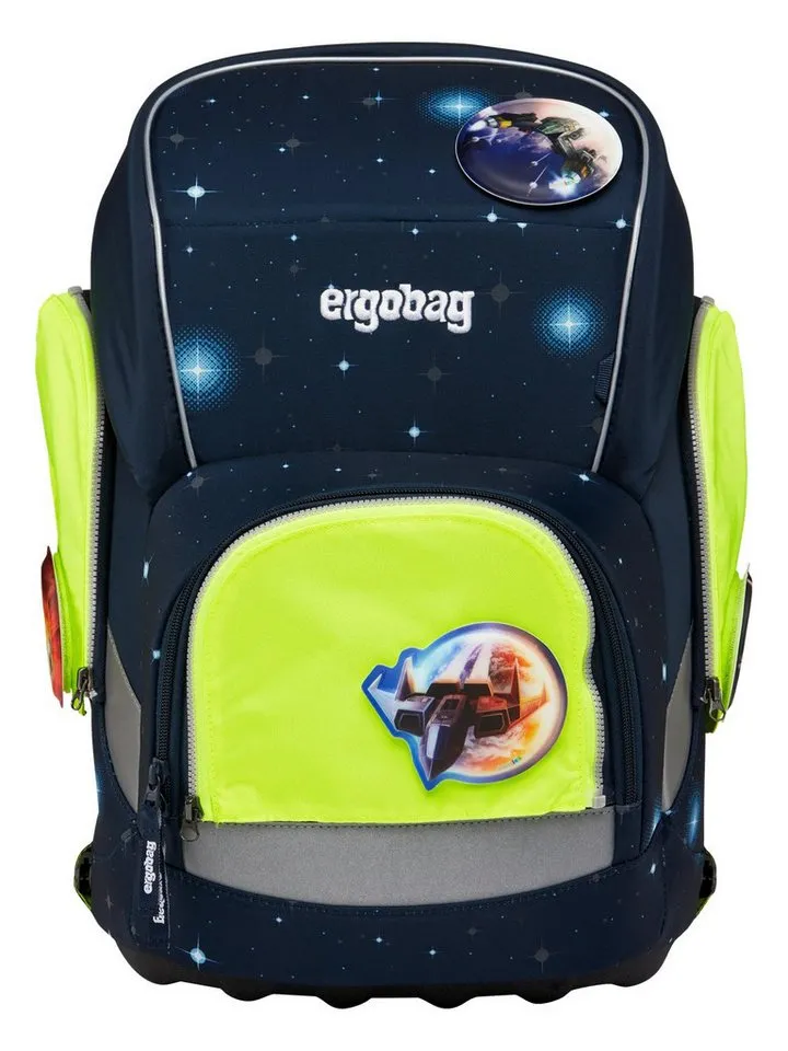 Ergobag Ergobag Schulranzen Fluo Zip Set (3-tlg), reflektierend, Gelb, – Produktbild 5 von 7