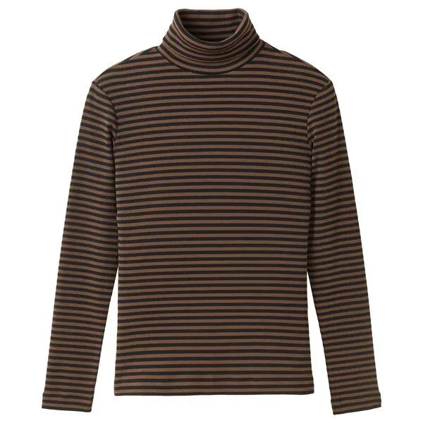 recolution recolution Longsleeve LIATRIS STRIPES, Chocolate, – Produktbild 1 von 4