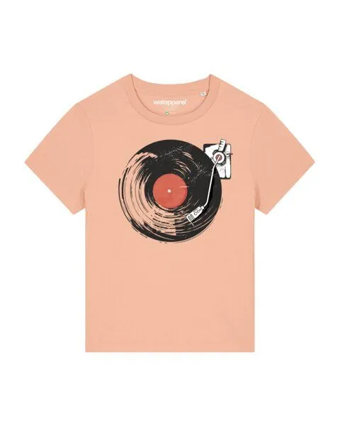 watapparel watapparel T-Shirt Frauen Schallplatte, Fraiche peche, – Produktbild 1 von 4