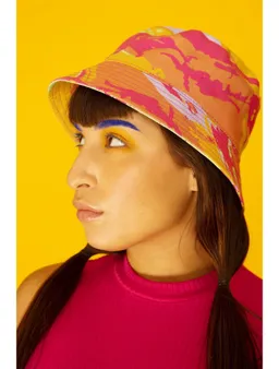 MAHLA MAHLA Damen vegan Fischerhut Funkydelica Orange – Produktbild 1 von 1