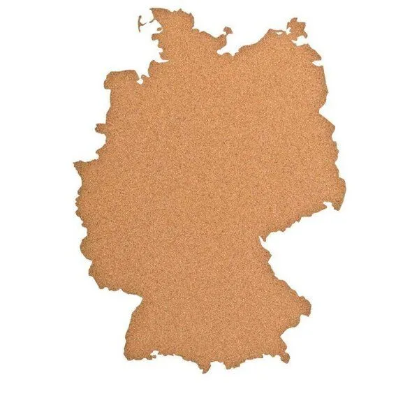 Kork-Deko Kork-Deko Deutschland als Pinnwand aus Kork XXL ca. 70x50 cm – Produktbild 1 von 2