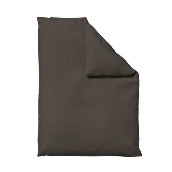 Schlafgut Schlafgut Bettdeckenbezug Knitted Jersey - 95% Biobaumwolle, 5% Elasthan - uni, Sand deep, – Produktbild 1 von 3