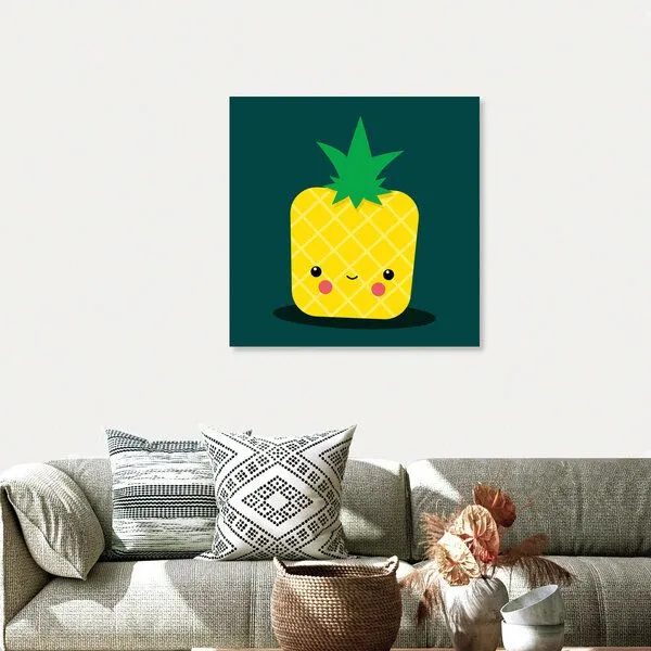 Photocircle Photocircle Poster / Leinwandbild - Kinderzimmerbild süße Ananas – Produktbild 4 von 4