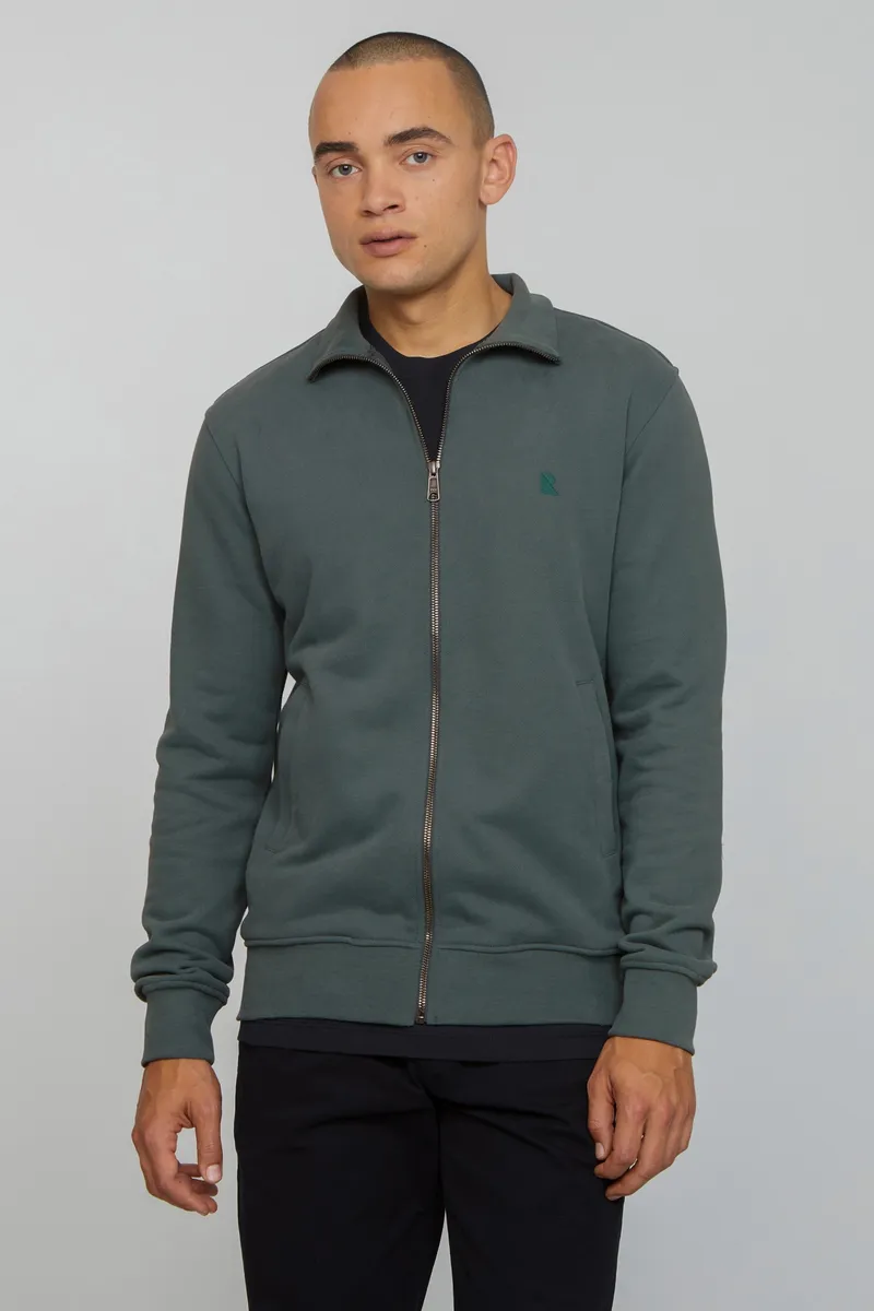 recolution Recolution Herren vegan Sweatjacke Camphor Eukalyptus Grün, Grün, – Produktbild 2 von 2