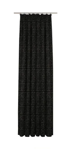 Nature by Adam Nature by Adam Vorhang aus Leinen & Bio-Baumwolle - Made in Germany - Scribble, Schwarz, – Produktbild 3 von 8