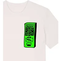 päfjes päfjes Der Augen Automat - Kaugummiautomat - Fair Wear Unisex Bio T-Shirt – Produktbild 1 von 1