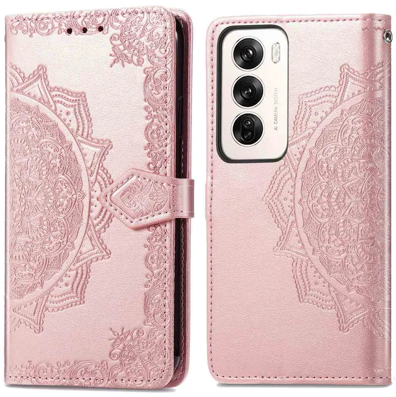 imoshion imoshion Mandala Klapphülle für das Oppo Reno 12 Pro, Rosegold, – Produktbild 1 von 1