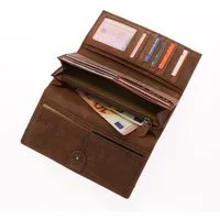 MoreThanHip MoreThanHip Damen RFID Portemonnaie Brieftasche Ökoleder - Derby – Produktbild 1 von 1