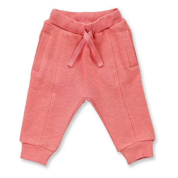 Sense Organics Sense Organics Baby Sweathose, Modell HAUKE, Pfirsichrosa, – Produktbild 1 von 4