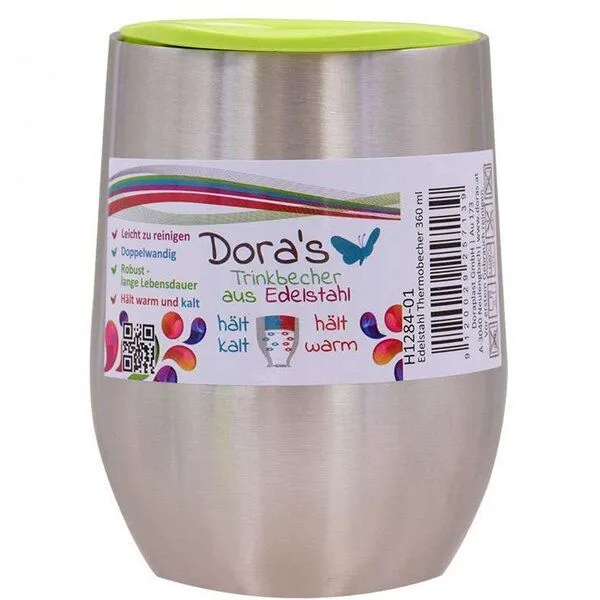 Dora's Dora's Dora’s Edelstahl-Thermobecher (360ml) – Produktbild 2 von 4