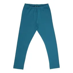 Walkiddy Kinder Leggings GOTS zertifiziert, petrolblau „Blue Coral“, Bio-Baumwolle, weich & elastisch – Walkiddy – Produktbild 1 von 1