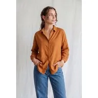 Jyoti - Fair Works Jyoti - Fair Works Baumwoll Bluse Mayank Haselnuss – Produktbild 1 von 1