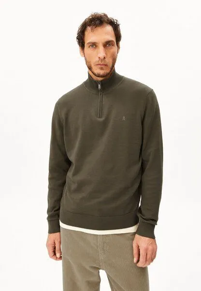 ARMEDANGELS ARMEDANGELS FAABES Herren Pullover aus Bio-Baumwolle, Dark earth, – Produktbild 1 von 4