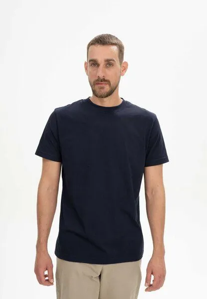 MELA MELA T-Shirt Style AVAN aus 100% Bio-Baumwolle, Navy, – Produktbild 1 von 4