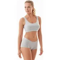 ORGANICATION ORGANICATION BRIANNA | Bralette aus Bio-Baumwolle und TENCEL Modal, Grey melange, – Produktbild 1 von 1
