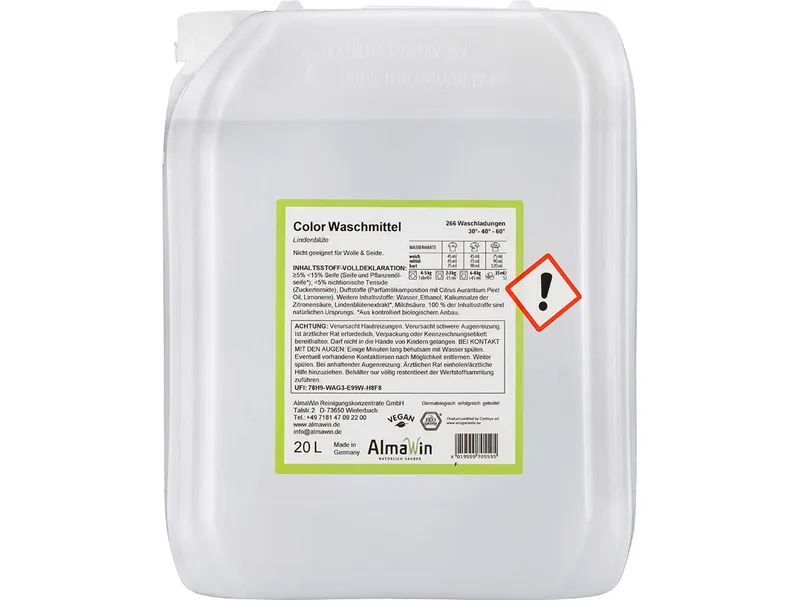 AlmaWin Almawin Color Waschmittel 20l – Produktbild 1 von 2