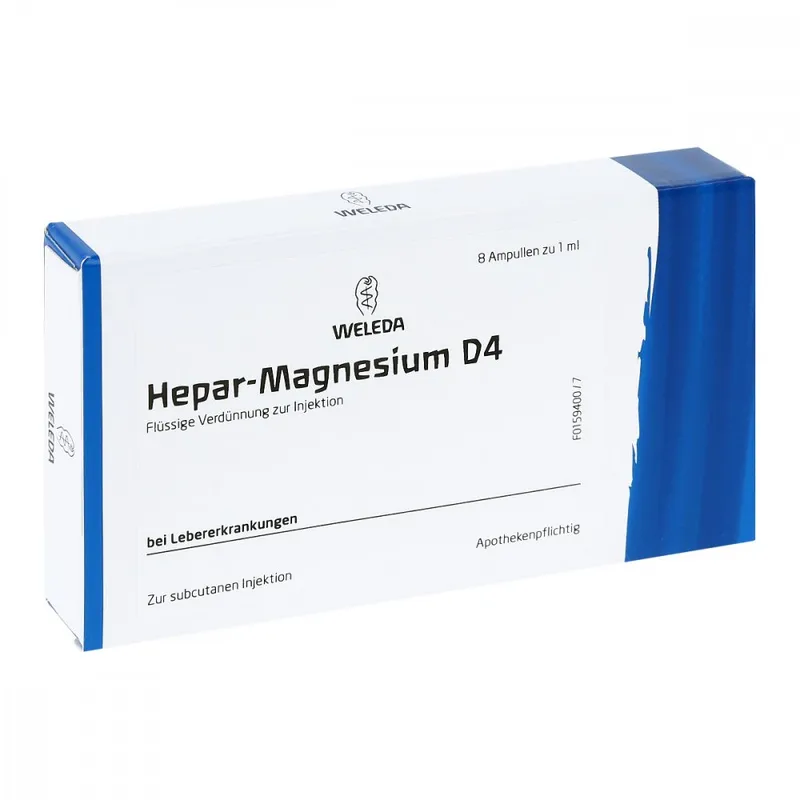 Weleda Hepar-magnesium D4 Ampullen – Produktbild 2 von 4