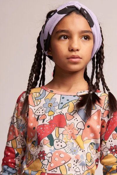 NAADA NAADA T-shirt Flying Mushrooms – Produktbild 3 von 4