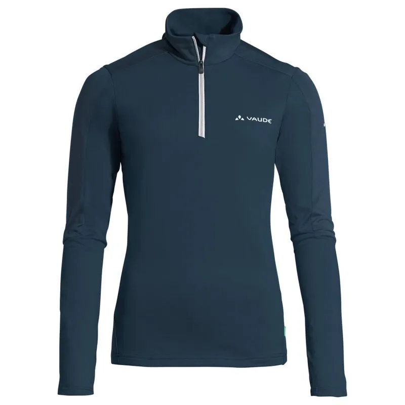 Vaude Damen Half-Zip Fleece-Pullover VAUDE Livigno II, Bleu, – Produktbild 2 von 2