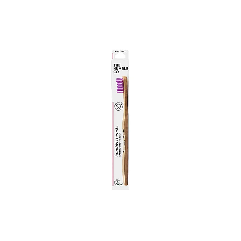 The Humble The Humble Co. Bambus-Zahnbürste Erwachsene Soft - Lila – Produktbild 1 von 1