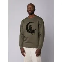 watapparel watapparel Sweatshirt Unisex Pizza for life, Khaki, – Produktbild 1 von 1